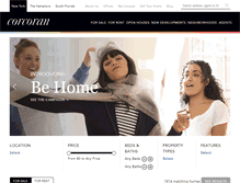 Tablet Screenshot of corcoran.com