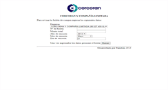 Desktop Screenshot of correo.corcoran.cl