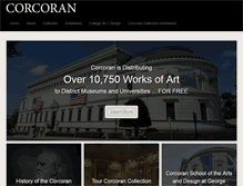 Tablet Screenshot of corcoran.org